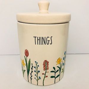 Rae Dunn Floral Things Canister